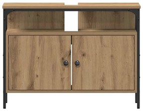 Conjunto de Mesa de Maquilhagem de 3 Peças em Madeira de Carvalho Arti