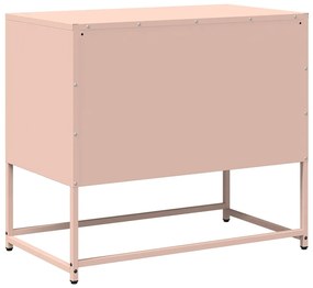 Móvel de TV 68x39x60,5 cm aço rosa