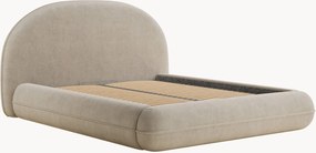 Cama estofada artesanal com arrumação Koji