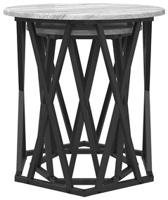 Mesas de Apoio vidaXL 2 pcs Cinza Sonoma Madeira Engenharia