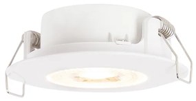 LED Conjunto de 5 focos de encastrar brancos 3 passos reguláveis - ULO Moderno