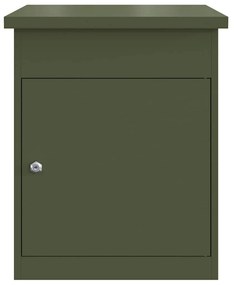 Caixa para entrega de pacotes Verde-oliva 44 x 35 x 59 cm Aço