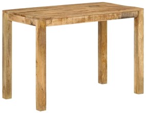 vidaXL Mesa de jantar 110x55x76 cm madeira de mangueira maciça