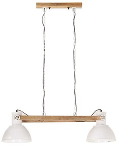 Candeeiro suspenso industrial 25 W 109 cm E27 branco