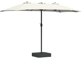 Guarda-sol de Jardim Areia 385 x 209 x 244 cm tecido