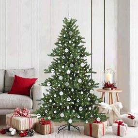 vidaXL Árvore de Natal Articulada Artificial Verde 180 cm PVC e Aço