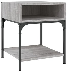 Mesas de cabeceira 2pcs 40x41x50 cm deriv. madeira cinza sonoma