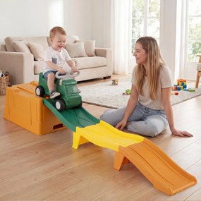 Conjunto de Pista de Montanha-Russa Infantil, 235 x 61 x 36 cm, Com Caixa de Arrumação Integrada, Cor 2