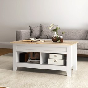 Mesa de Centro com Bancada Elevável Mesa de Centro com 2 Compartimento