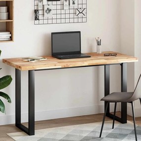 vidaXL Tampo de mesa retangular 120x60x4 cm madeira de acácia maciça