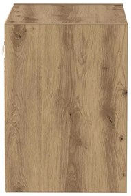 Prateleira Flutuante 2 pcs Carvalho Artesanal 40x28.5x40 cm Madeira La