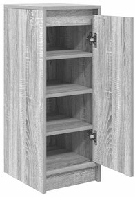 Sapateira 29,5x34x76 cm derivados de madeira cinzento sonoma