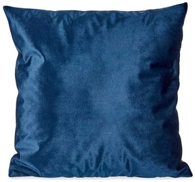 Almofada Veludo Azul Poliéster (45 X 13 X 45 cm)