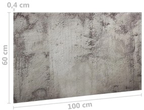 Quadro magnético em vidro para parede 100x60 cm