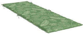 Almofadão p/ espreguiçadeira tecido oxford padrão folhas