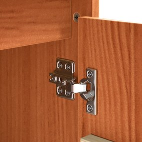 Buffet Castanho 111 x 34 x 75 cm Madeira de pinho maciça