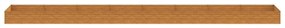 Canteiro elevado de jardim 770x100x36 cm aço corten
