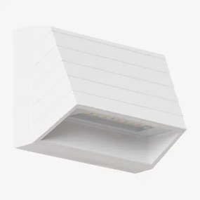 Aplique De Parede Led Para Exterior Em Alumínio Nolise Branco - Sklum