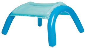 Piscina de brincar com toldo azul 140x140x114 cm