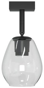 Luminárias de Teto vidaXL com Abajur de Vidro Ajustável Antracite E27