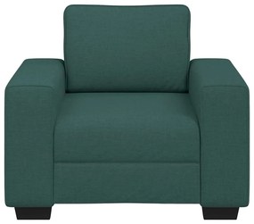 Poltrona 60 cm tecido verde-escuro