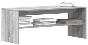 vidaXL Móvel de TV 100x40x40 cm derivados de madeira cinzento sonoma