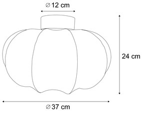 Plafond Japandi Branco 37cm - Plu Asyesha Japandi