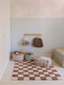 Tapete retangular Tiles LORENA CANALS castanho