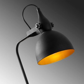 Candeeiro de Pé Lik – Preto e Dourado – 35 x 30 cm