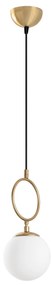 Candeeiro de Teto Ring – Dourado – 15 cm x 127 cm