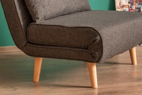 Sofá-Cama Folde – Cinzento Escuro – 180 x 80 cm