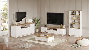 Conjunto de Mobiliário de Sala FR19 – Pinho Atlântico Branco – Diversa