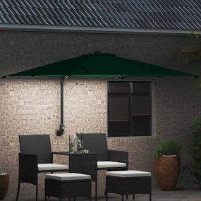 Guarda-sol de Jardim Verde 248.5 x 247.5 x 160 cm tecido