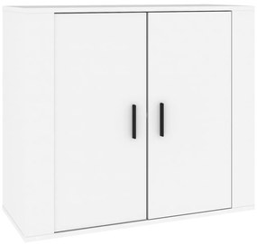 Aparadores 3 pcs madeira processada branco