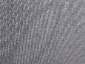 Cama de casal continental em tecido cinzento claro 180 x 200 cm PRESIDENT Beliani