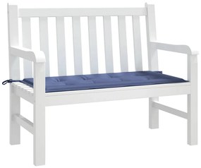 Almofadão p/ banco jardim 100x50x4cm tecido oxford azul-marinho