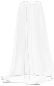 Rede mosquiteira para guarda-sol malha 220 Φ330x250 cm branco
