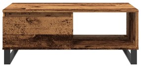 Mesa de centro 90x50x36,5 cm derivados de madeira madeira velha