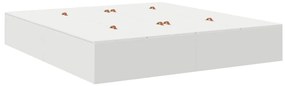 Estrutura da Cama com armazenamento Branco 180 x 200 cm Madeira