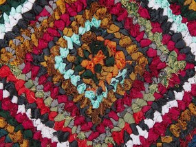 Tapete de algodão multicolor 140 x 200 cm KAISERI Beliani
