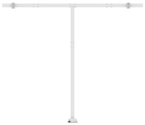 Toldo automático com LED e sensor de vento 300x250 cm antracite