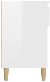Sapateira 102x36x60 cm derivados de madeira branco brilhante
