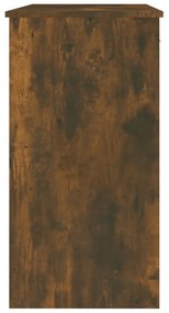 Secretária 80x40x75 cm derivados de madeira cor carvalho fumado