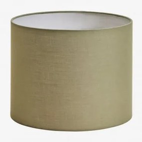 Abajur Em Tecido Arlina Verde Sálvia & Ø30 Cm - ↑25 Cm - Sklum