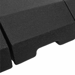 Conjunto de 4 Bases de Parasol - Suportam 130kg de Areia ou 90kg de Ág