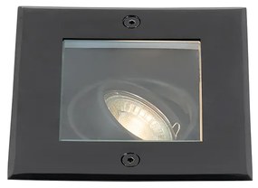 Foco de jardim moderno preto ajustável IP65 - Oneon