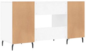 Secretária 140x50x75 cm derivados de madeira branco