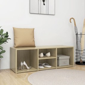 vidaXL Sapateira 105x35x35 cm derivados de madeira carvalho sonoma