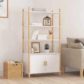 vidaXL Armário alto 80x40x153 cm derivados de madeira branco