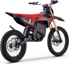 Mota cross para crianças Motocross Motors Venom – 8000W, 3 modos de condução Vermelha